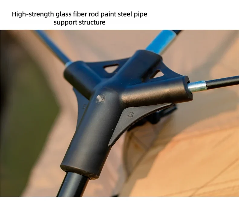 Outdoor Camping Mosquito Net Tent For 6 To 15 Person Rainproof Silver Coated Sunscreen Beach Picnic Sunshade Canopy