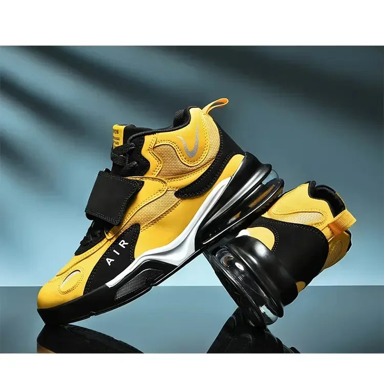 2025 Air Cushion Basketball Sneakers | Breathable Men & Women Outdoor Training Shoes
