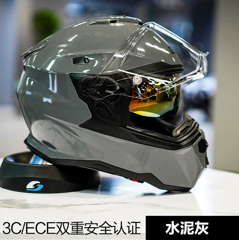 Original GSB XP22 Motorcycle Helmets Professional Racing Helmets Motocross Full Face Modular Helmets ECE Approved casco moto