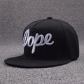 Hip Hop Letter Embroidery Snapback Cap – Unisex Flat Brim Baseball Hat for Outdoor & Casual Wear