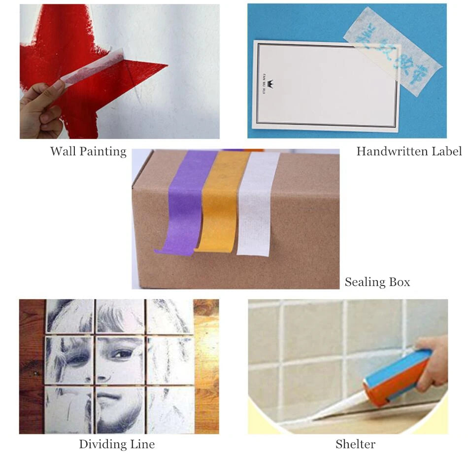 General Purpose Masking Tape 20M | Car Sticker, Painting & Craft Accessories