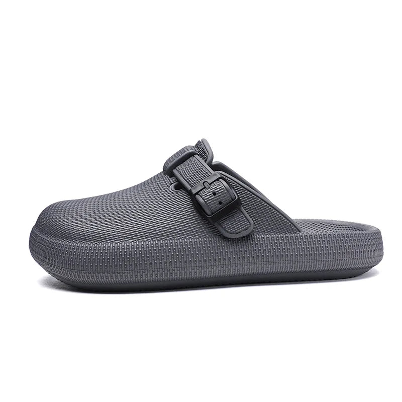 Bebealy Classic Men Clogs Men Garden Shoes Casual Nonslip Beach Slippers Men EVA Flat Sandals Vacation Waterproof Men Shoes 2025