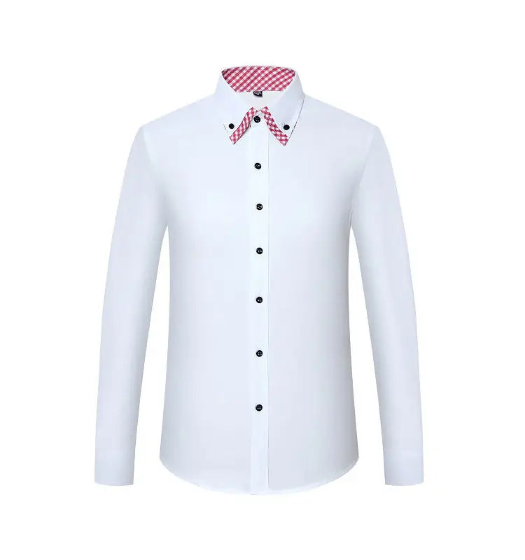 Men’s Long Sleeve Non-Iron Dress Shirt Regular Fit Formal Business Button Shirt