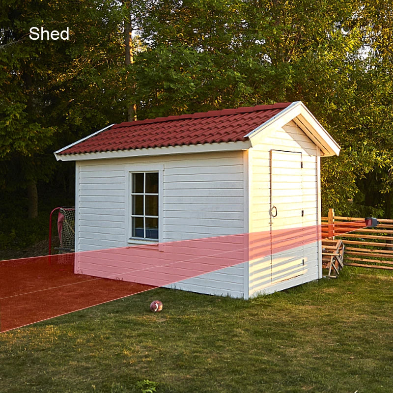 Smart Outdoor Home Security Weather Resistant Wifi Motion Sensor Detector With App Notifications Alexa Compatible