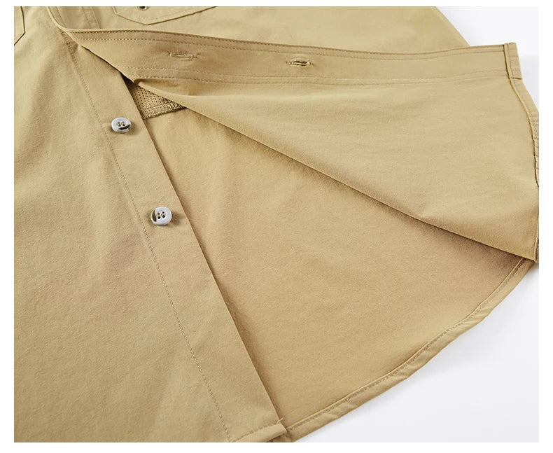 Men’s Breathable Long Sleeve Work Shirt