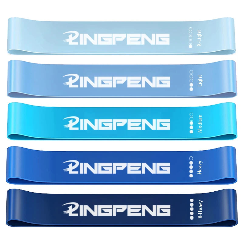 Resistance Loop Exercise Bands 5 Different Resistance Levels Elastic Band for Arm Leg Stretching and Strength Training