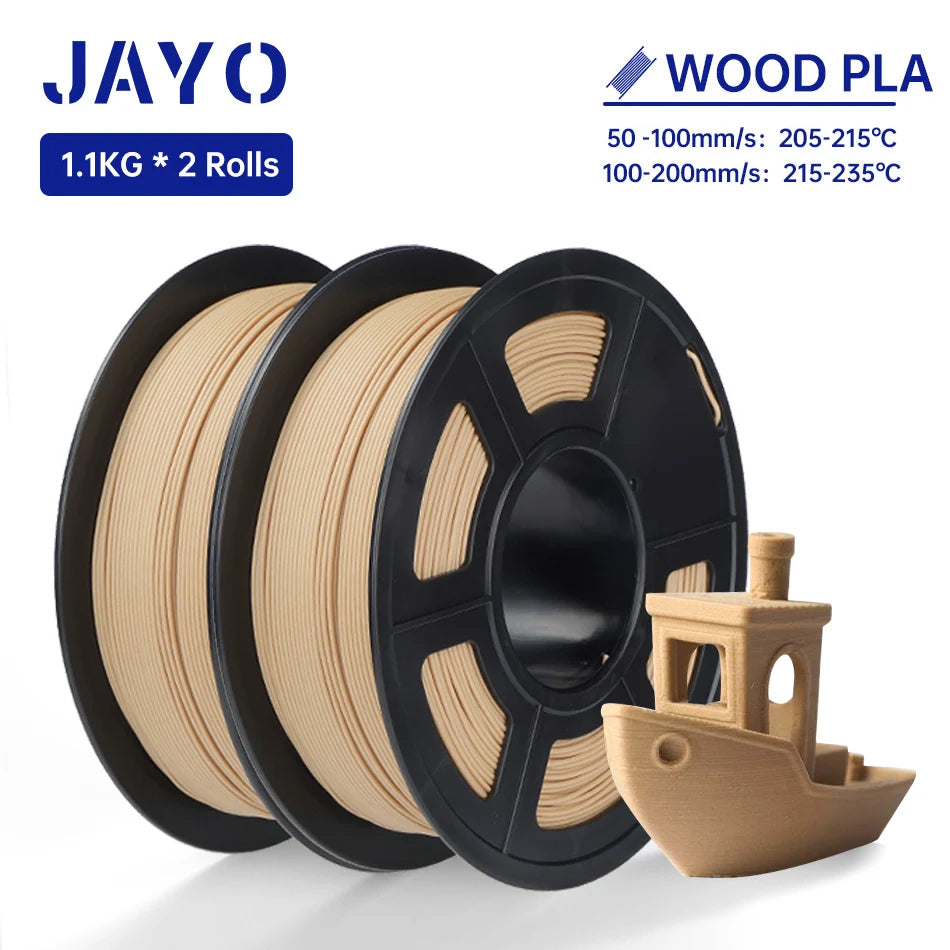 JAYO PETG/PLA/SILK/PLA Meta/PLA+/ABS 2Rolls 3D Printing Filament 1.75MM Children Creative Model Material For 3D Pen Filament - trendingshoping.com