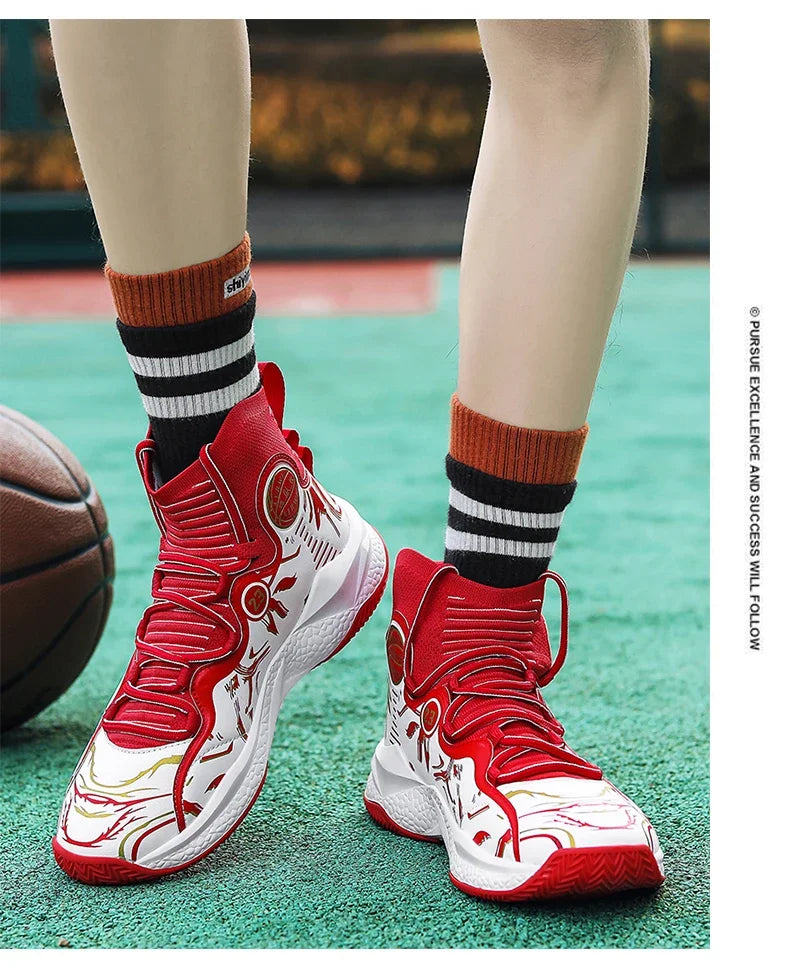 2025 Men’s Basketball Sneakers | Anti-Skid Cushioning Sports Shoes for Training & Casual Wear