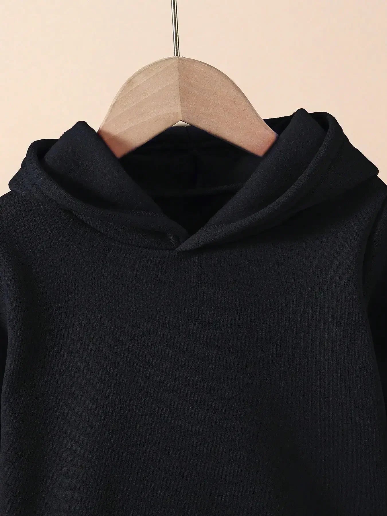 Children's Hooded Sweatshirt with Smile Printed on The Front for Sports and Leisure Warm Hoodie Suitable for Autumn and Winter