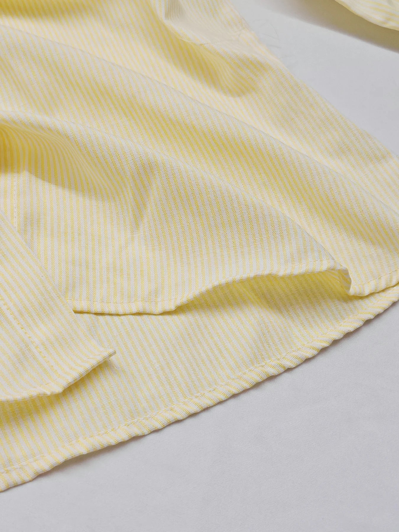 Men's Striped Shirt for Spring and Autumn, Trendy and Versatile, Niche Design, Vintage Long-Sleeve Striped Shirt