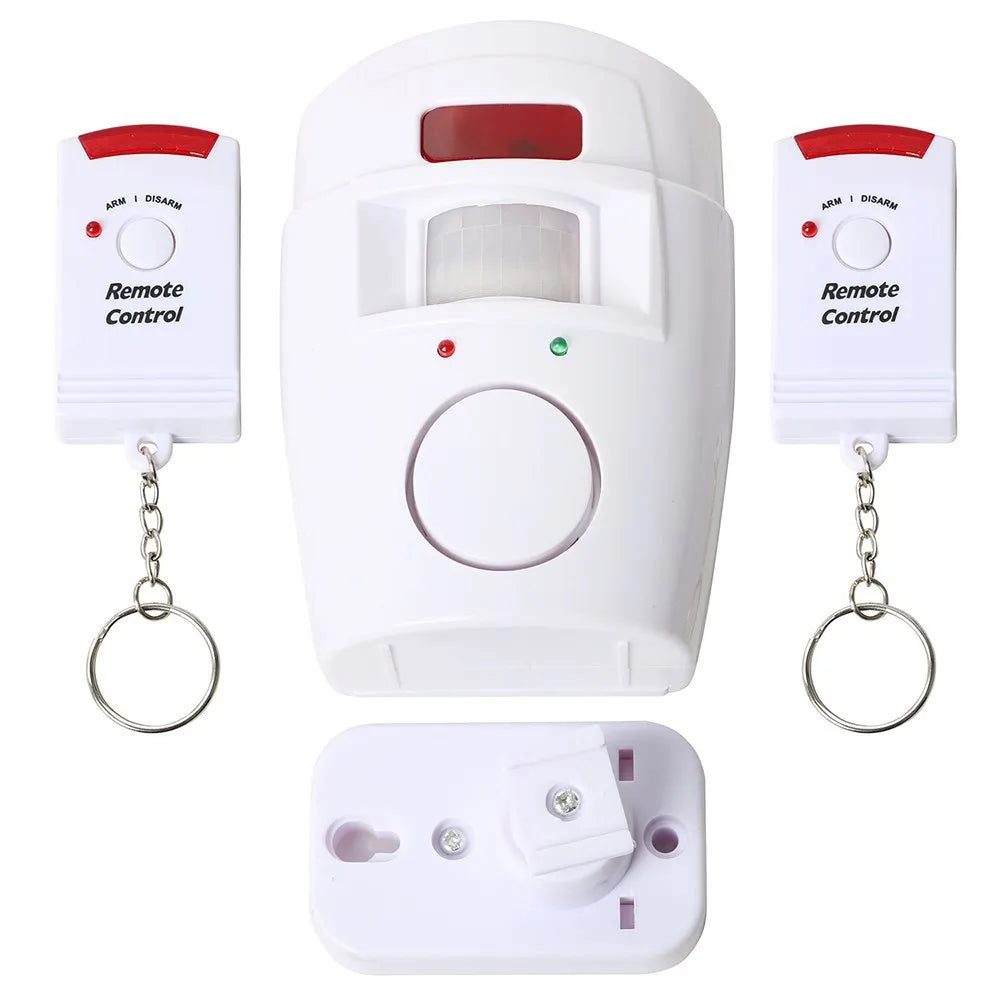 Smart Wireless Home Security Alarm System With Infrared Motion Sensor Two Remote Controls Anti Theft Alert