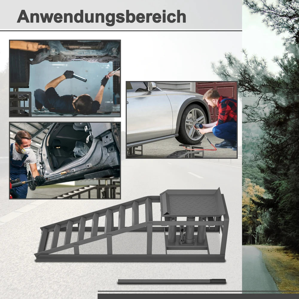 [Shipping within EU in 3-5 days] 2T/3T/5T, 2pcs Car Loading Ramp Height Adjustable Ramp Jack, Loading Ramp Set Lifting Platform - trendingshoping.com