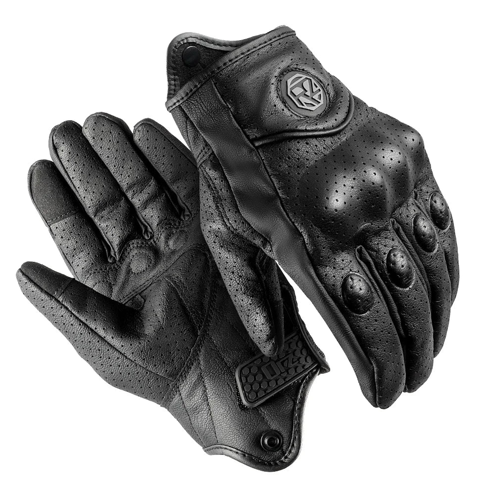 ORZ motorcycle riding gloves, goatskin, full-finger gloves, gloves for motorcycles, gloves
