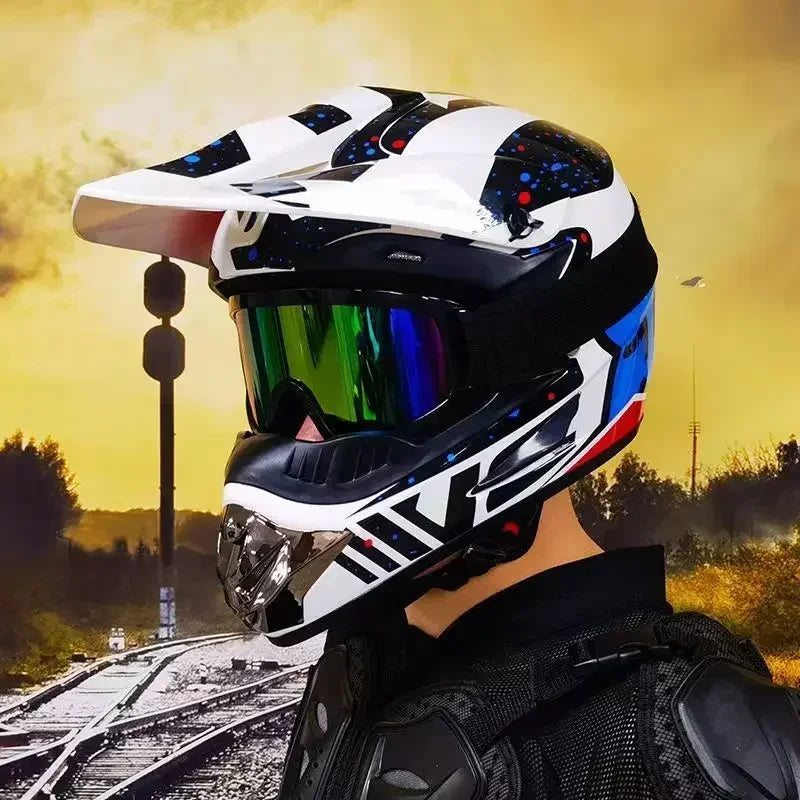 Motorcycle Helmet Youth Kids Child Full Helmet Children Helmets Motocross Casco Moto children Off-road Safety Protection DOT
