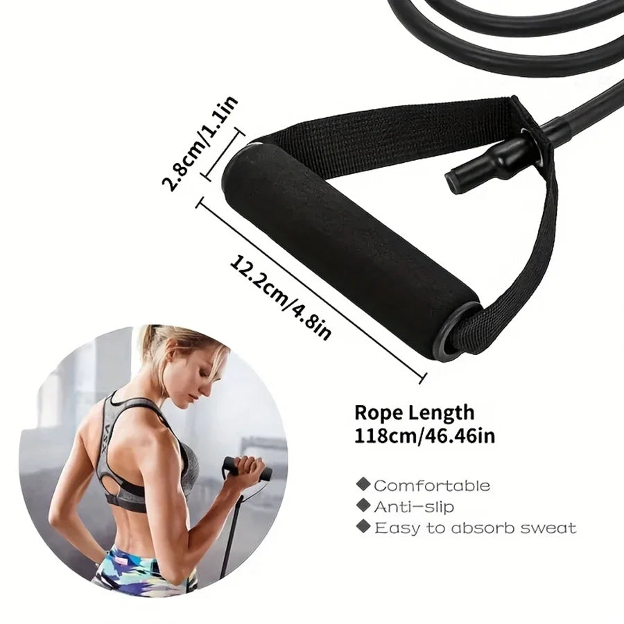 25LB 30LB Resistance Bands with Handles for Home Workouts and Strength Training Perfect for Yoga Pilates and Fitness Equipment