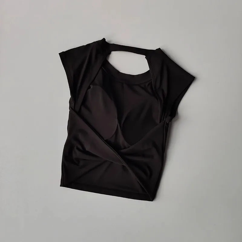 Women Quick Dry Sports Vest Tight Fit Yoga Top