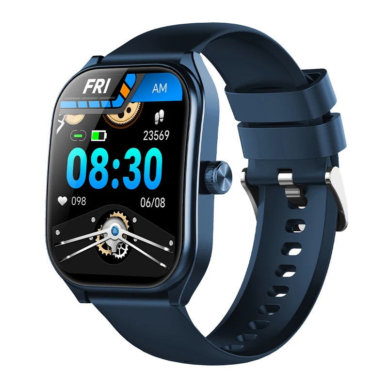 Smart Watch for Men – 2.01'' AMOLED Curved Screen, IP68 Waterproof, Bluetooth 5.3 Call, AI Voice Assistant Fitness Smartwatch