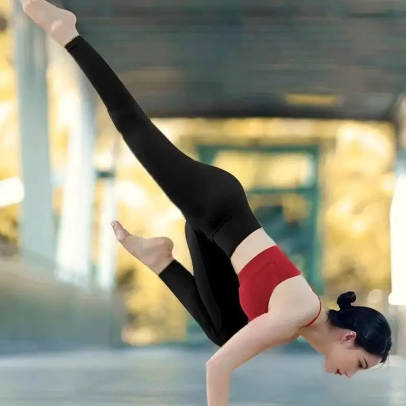 Women’s High Waist Yoga Pants - No Front Seam Seamless Gym Leggings