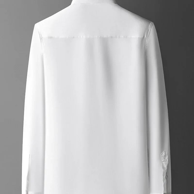 Shirts for Men Long Sleeve Printed Funny with Print Man Shirt Button Up Sleeves Fashion 2025 Elegant Hipster High Quality Luxury