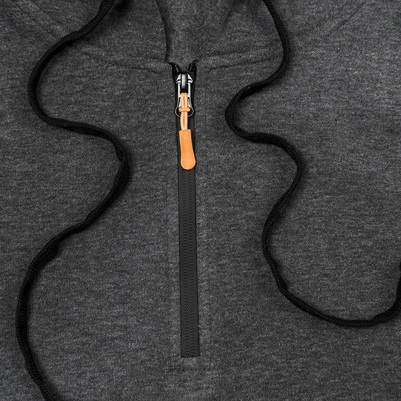 Men's hooded casual, loose-fit hooded fashionable sports hoodie shirt