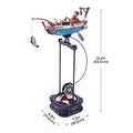 Robotime Rokr Gravity Swing Model Building Kit 3D Wooden Puzzle kit Sky Captain kit Ocean Fisher kit Best Gifts for Adults Teens - trendingshoping.com