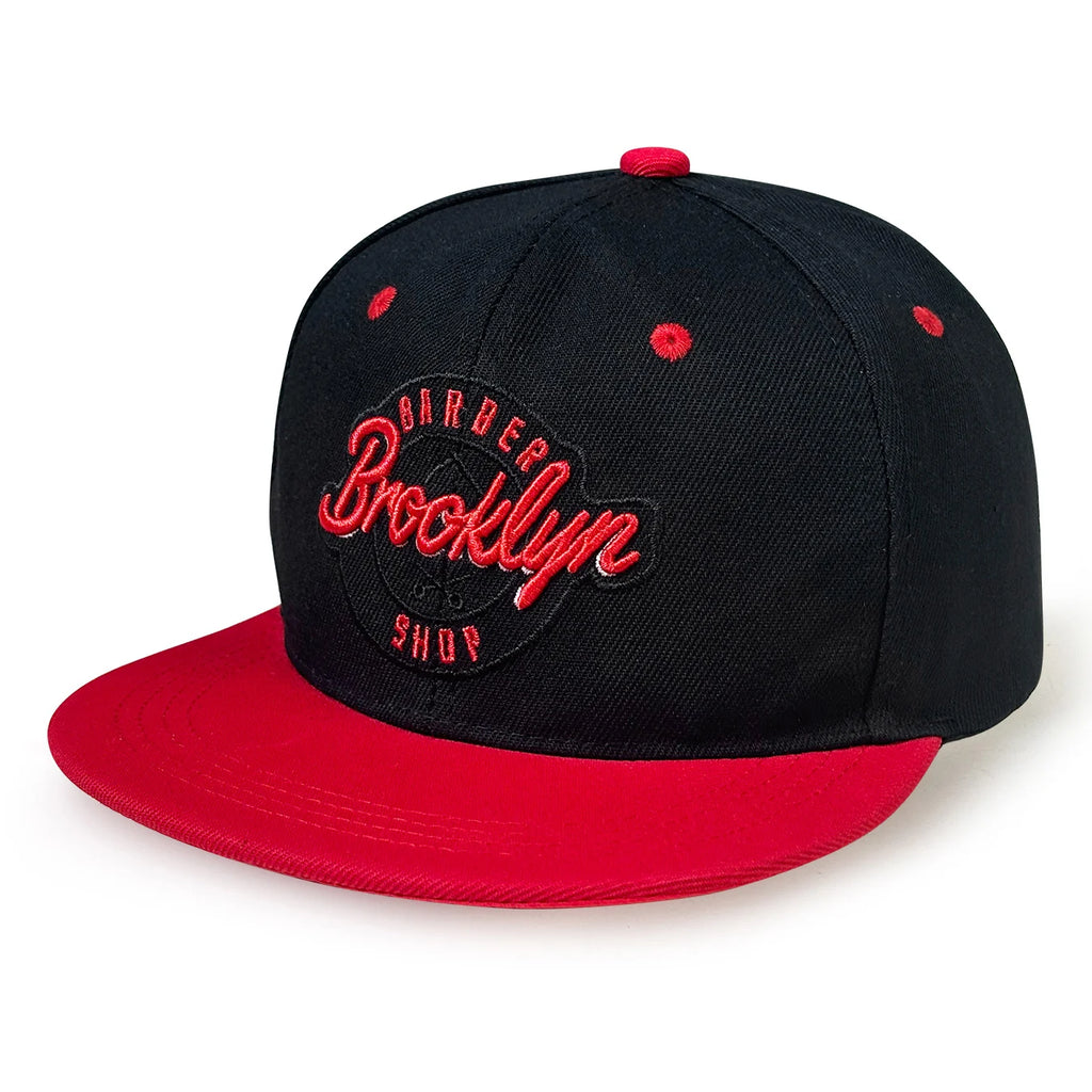 Hip Hop Letter Embroidered Baseball Cap – Adjustable Flat Brim Fashion Hat
