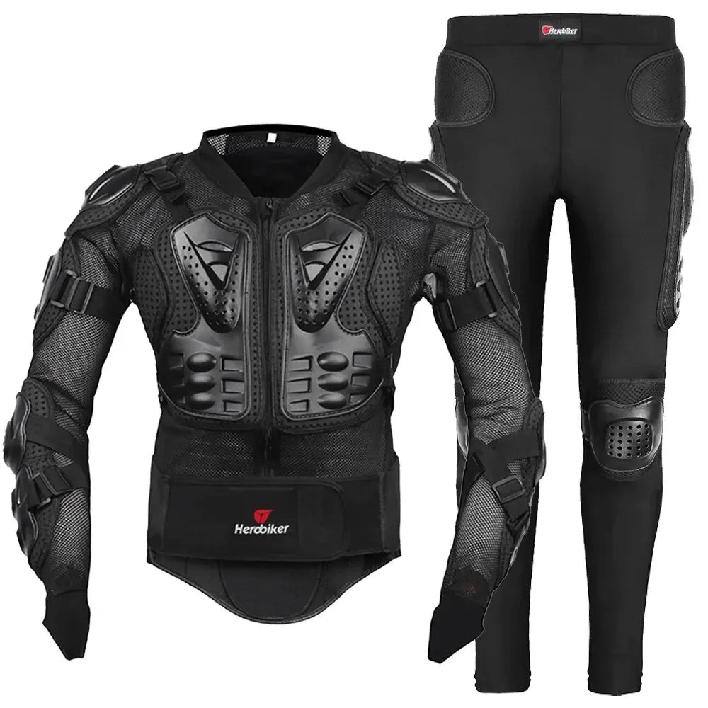 Motocross Jacket Men Body Armor Motorcycle Wear-Resistant Anti-Drop Bicycle Racing Jacket Riding Motorbike Moto Protection