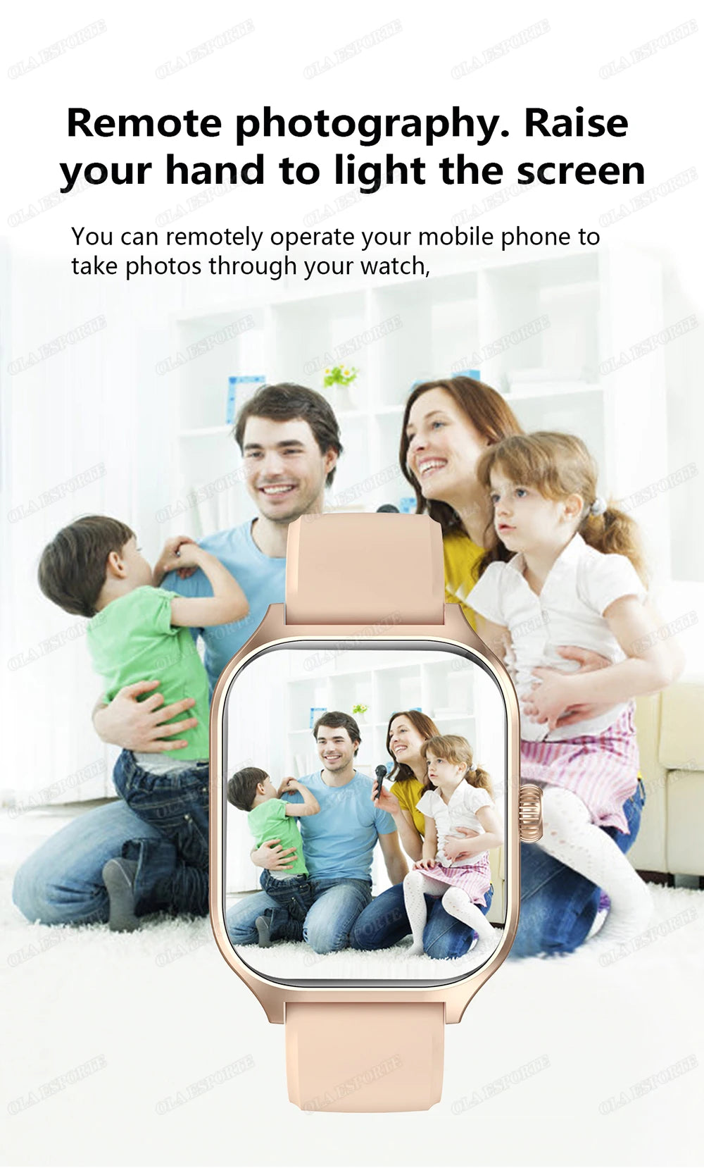 1.83'' Smart Watch for Android & iOS – HD Display, Bluetooth Call, Message Alerts, Music, Sports Modes for Men & Women Gift