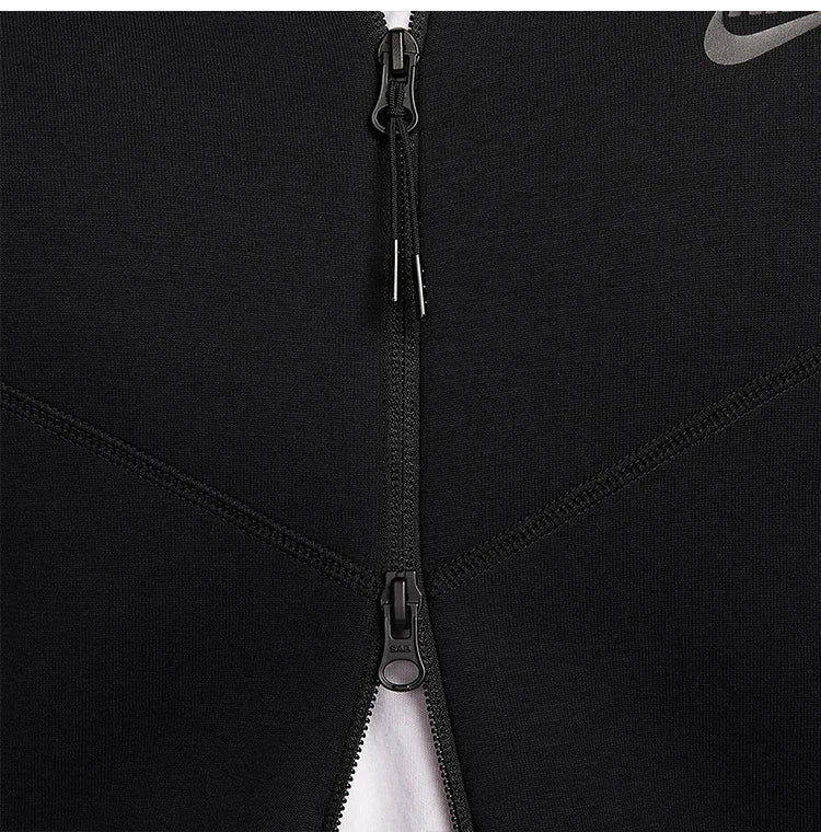 Men's Tech Fleece Windrunner Jacket | Hooded Knit Sportswear - Black FB7922