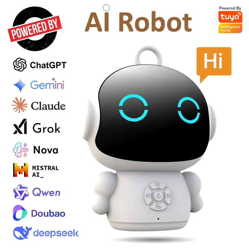 Tuya Smart AI Robot WiFi Early Education Toys for Children Speech Recognition and Voice Interactive Educational Learning Machine