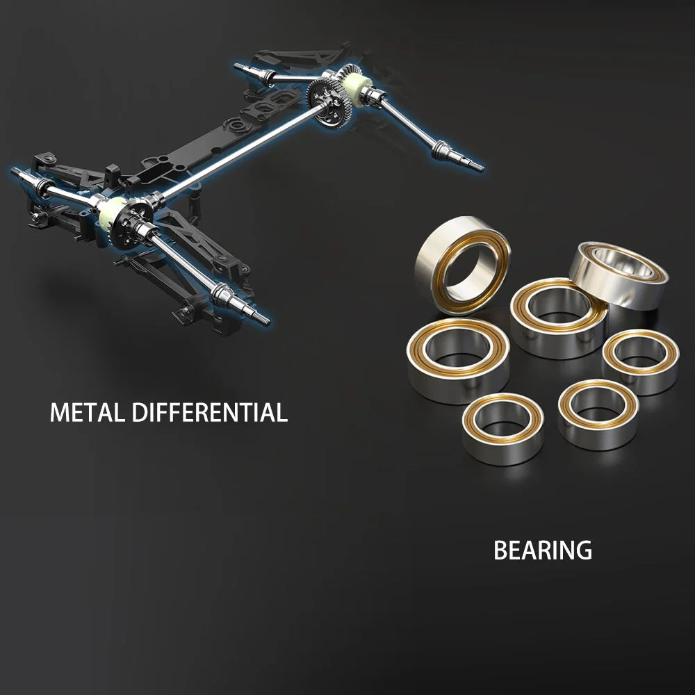 MJX Hyper Go 16207 Brushless Rc Car 70KM/H High Speed Remote Control Truck 1/16 2.4G 4WD Racing Car Off-Road  Drift Cars - trendingshoping.com