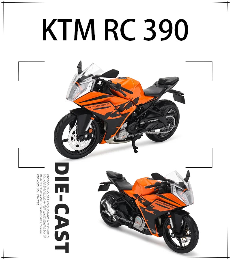 Maisto 1 12 Scale KTM RC 390 690 Duke 1290 Super Duke Alloy Die Cast Motorcycle Model Licensed Collectible