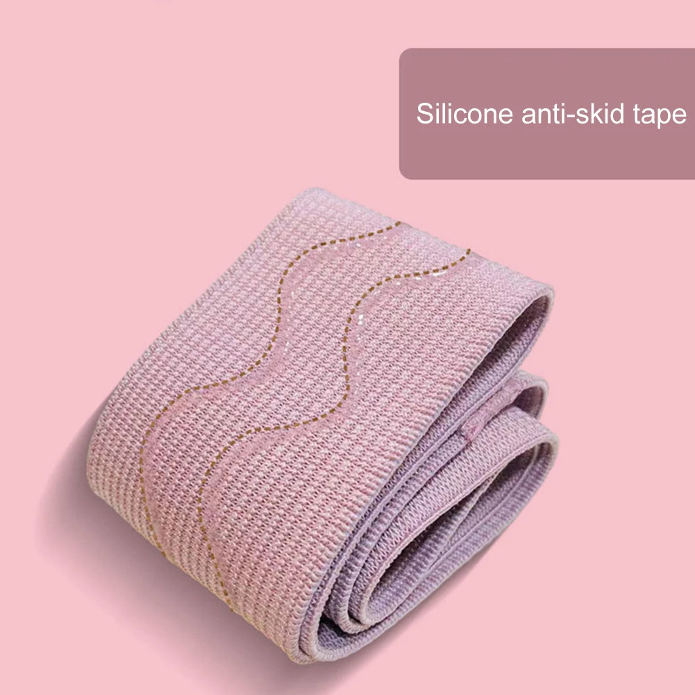 Glute and Thigh Resistance Bands Anti Slip Elastic Booty Bands for Home Workout Exercise
