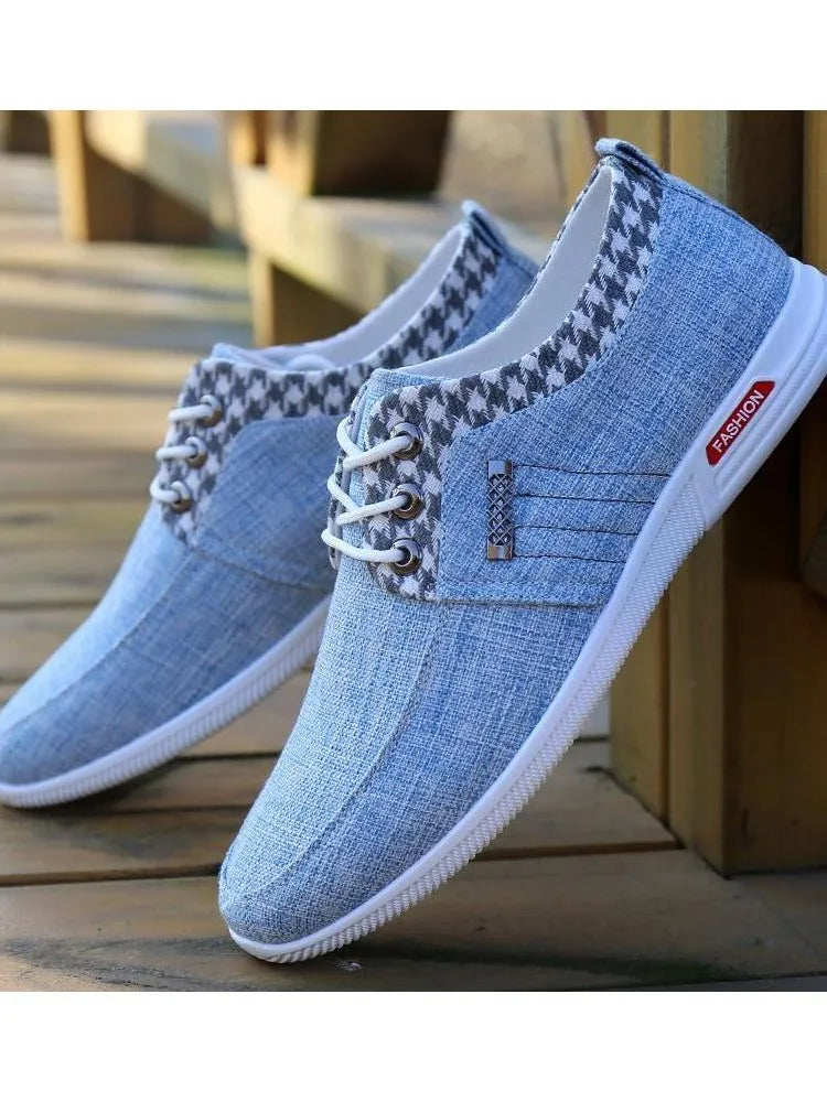 Men's Breathable Canvas Shoes - 2025 Casual Spring Arrival