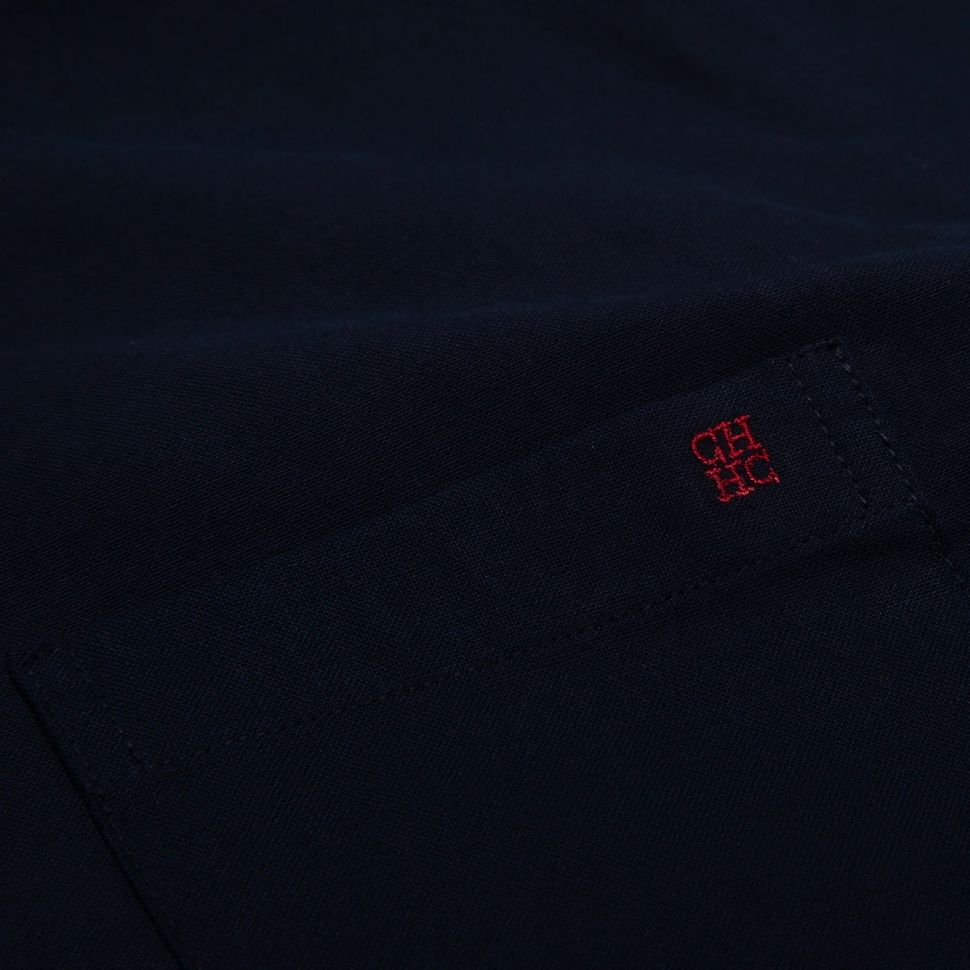 Men’s Casual Long Sleeve Embroidered Shirt Streetwear Style