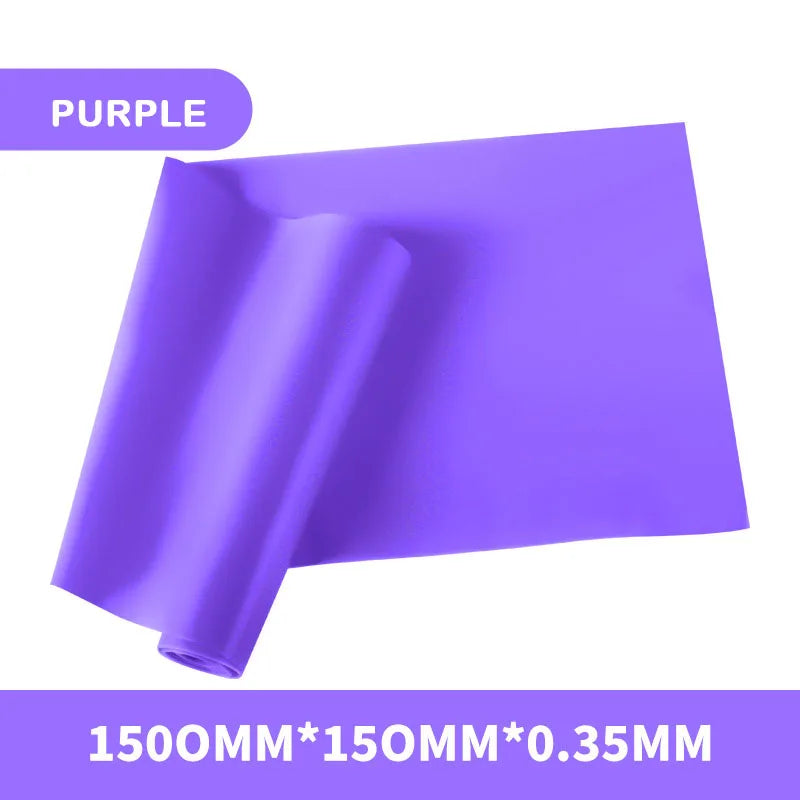 Stretch Elastic Resistance Band for Working Out Physical Therapy Pilates Outdoor Fitness and Home Gym