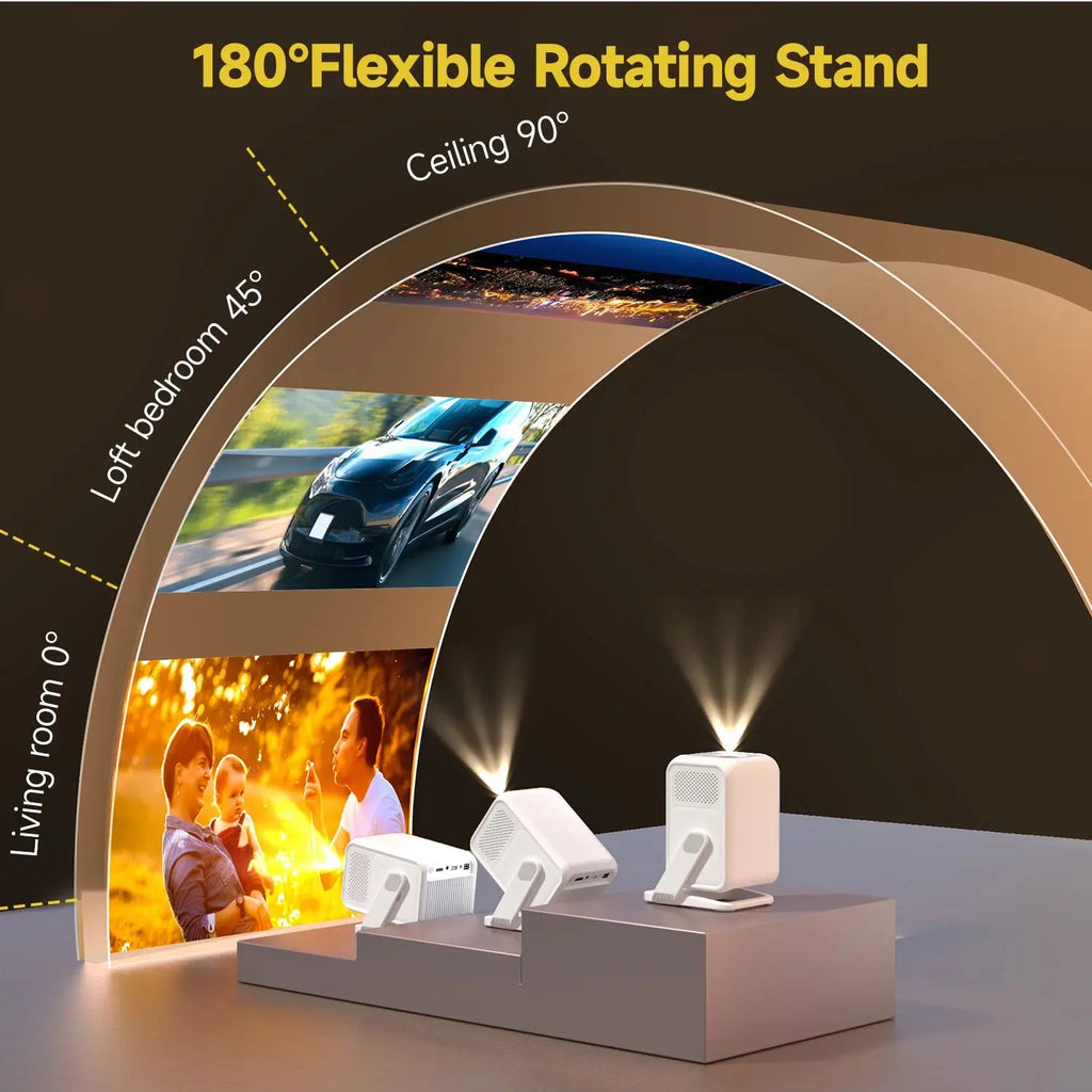 Magcubic HY310X 4K HD Portable Projector 1920×1080P 420 ANSI Android 11 with BT5.4 & 5W HiFi Speaker - trendingshoping.com