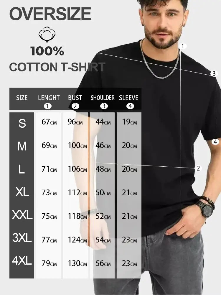 Men & Women Cotton T-Shirt – Short Sleeve Casual Tees, Luxury Hip Hop Streetwear Top, S-4XL