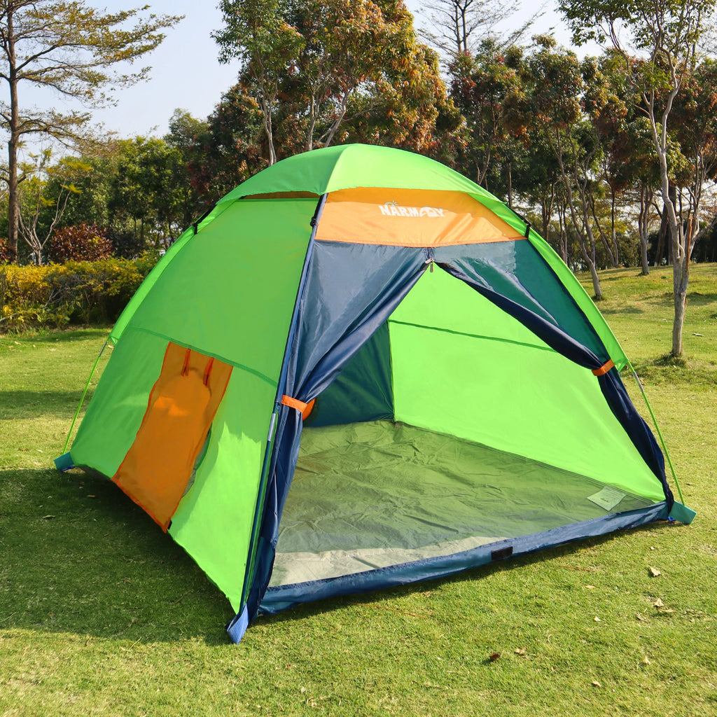 Kids Camping Play Tent Indoor Outdoor Pretend Play Large Playhouse Easy Assembly Unisex Gift For Games