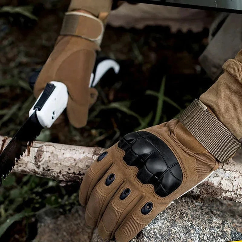 Motorcycle Off-road Riding Gloves for Men Breathable Cool Summer All Finger Gloves Touch Screen Portable Outdoor Sport Accessory