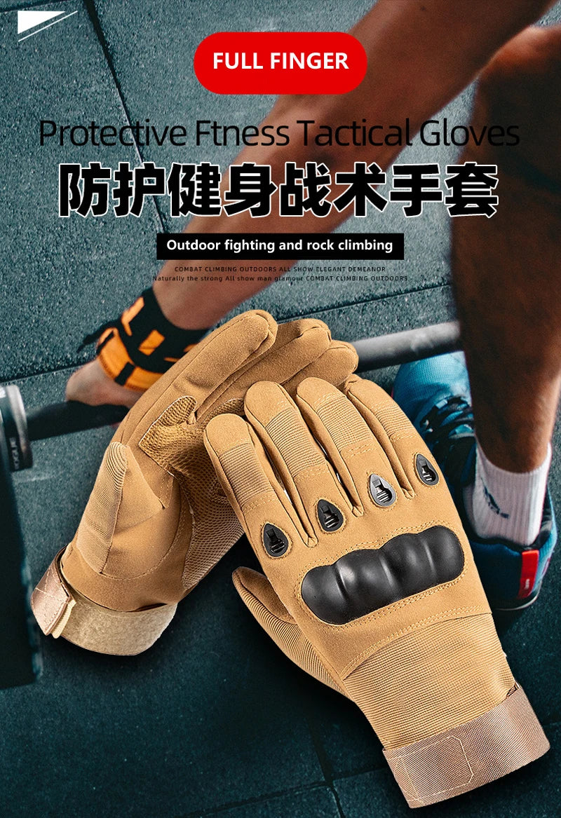 Cycling Riding Gloves Full Half Finger Tactical Outdoor Sport Training Gloves