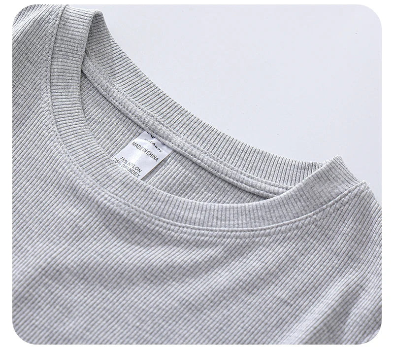 Women’s Slim-Fit Yoga T-Shirt - Short Sleeve Seamless Top for Pilates & Gym