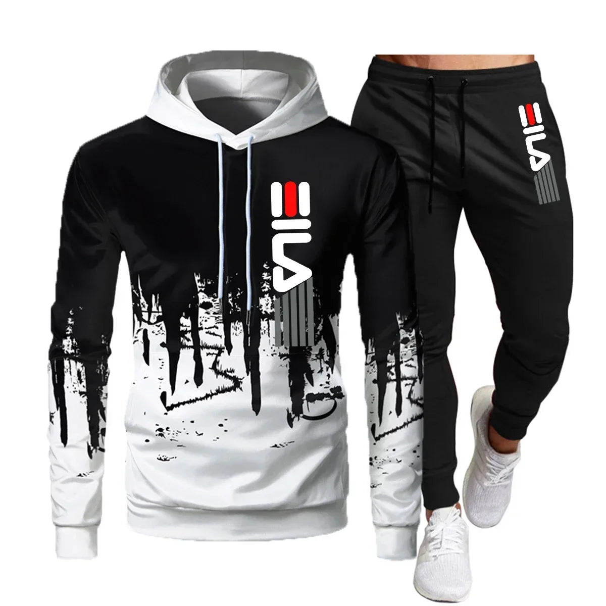 2026 Men's Autumn Winter Hoodie Set – Casual Jogging Suit, Sportswear Sweatshirt & Pants, Fashion Streetwear Tracksuit