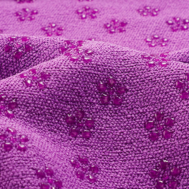 Yoga Mat Towel Non Slip Absorbent Hot Yoga Towel with Grip Points for Pilates Fitness