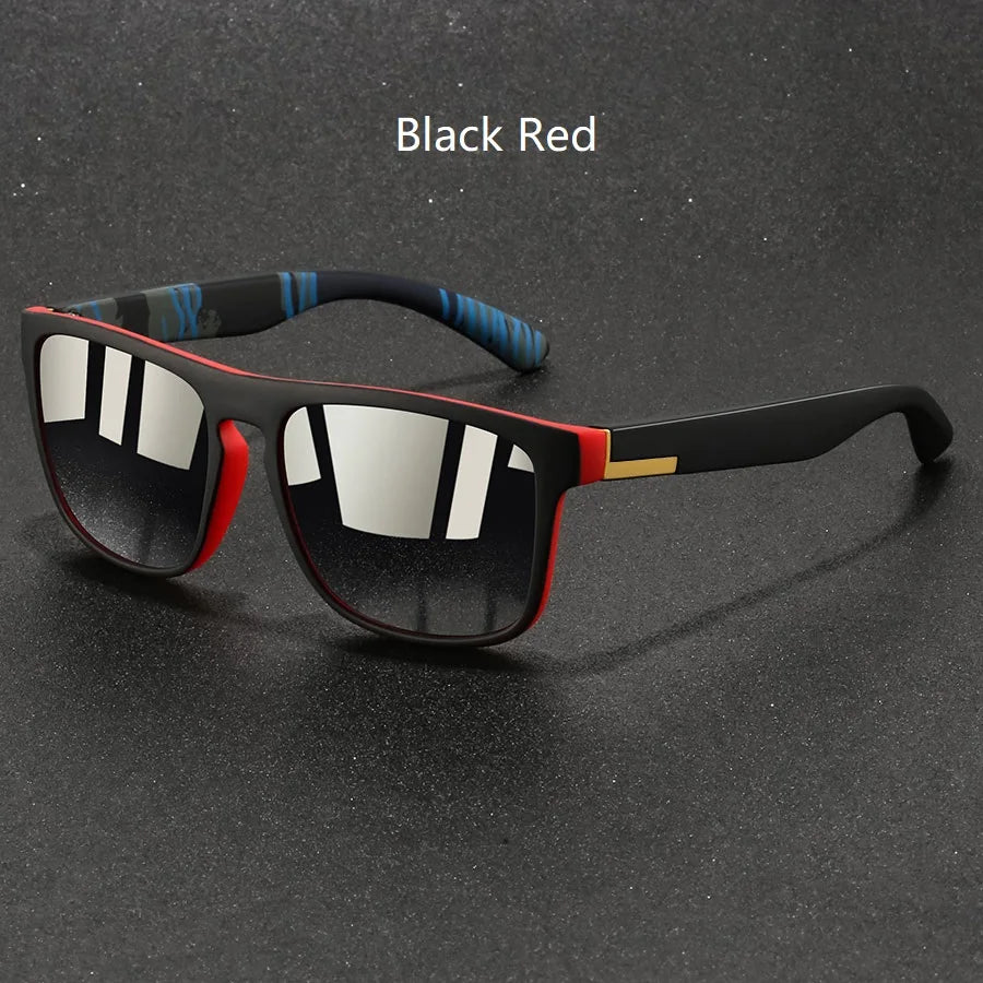 Fashion Vintage Square Sunglasses for Men & Women – Luxury Designer Fishing & Driving Glasses, Anti-Glare Retro Eyewear UV400