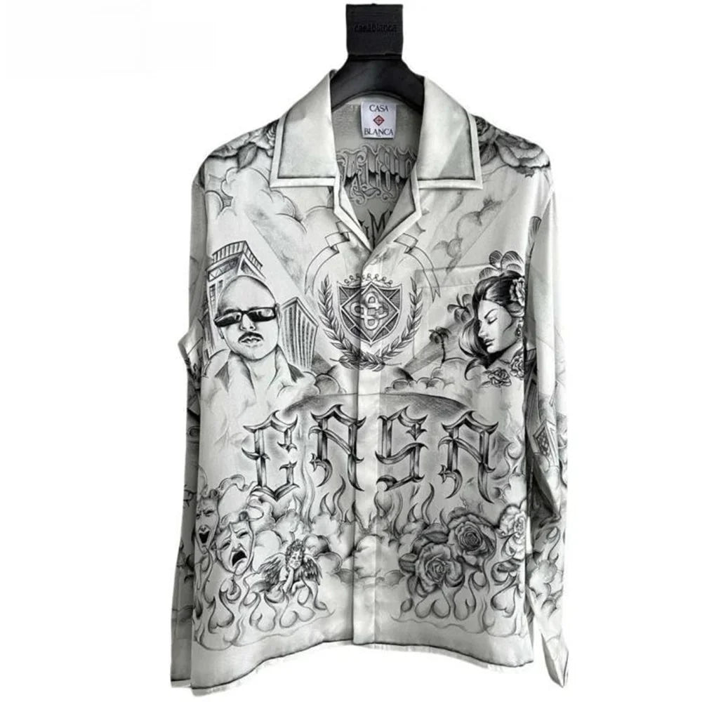 Unisex Printed T-Shirt - 100% Polyester Breathable Slim Fit Casual Tee