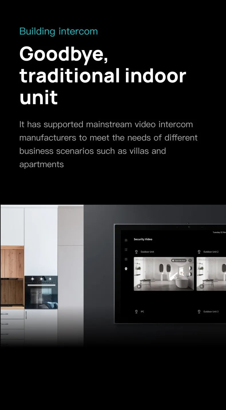 10 Point 1 Inch Tuya Smart Home Control Panel With Zigbee Hub Touch Screen Central Control Switch