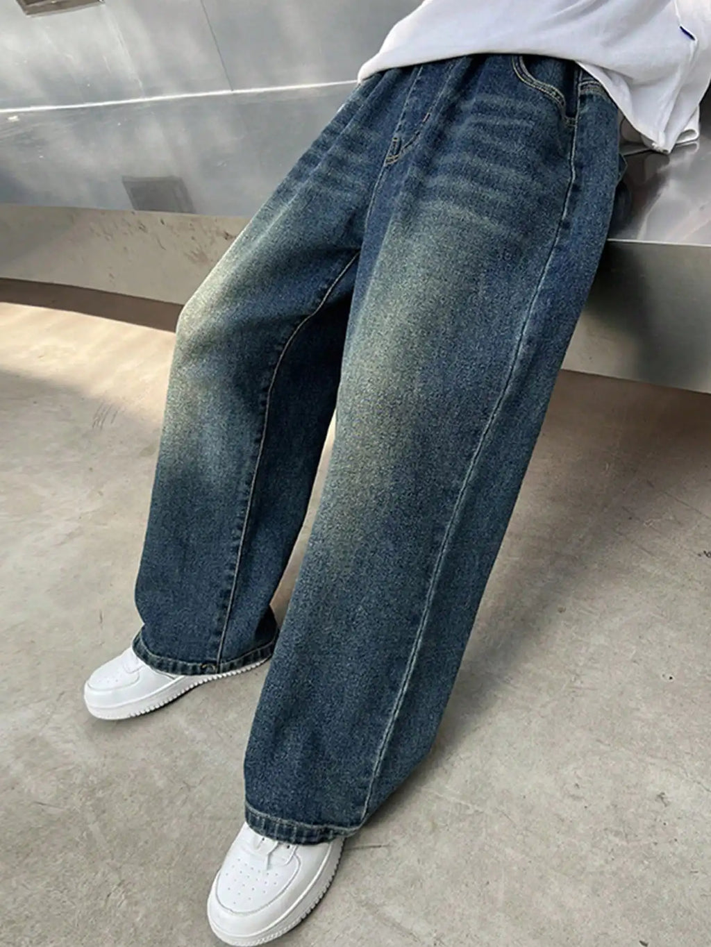 Men's Spring and Autumn Casual Fashion Versatile Jeans