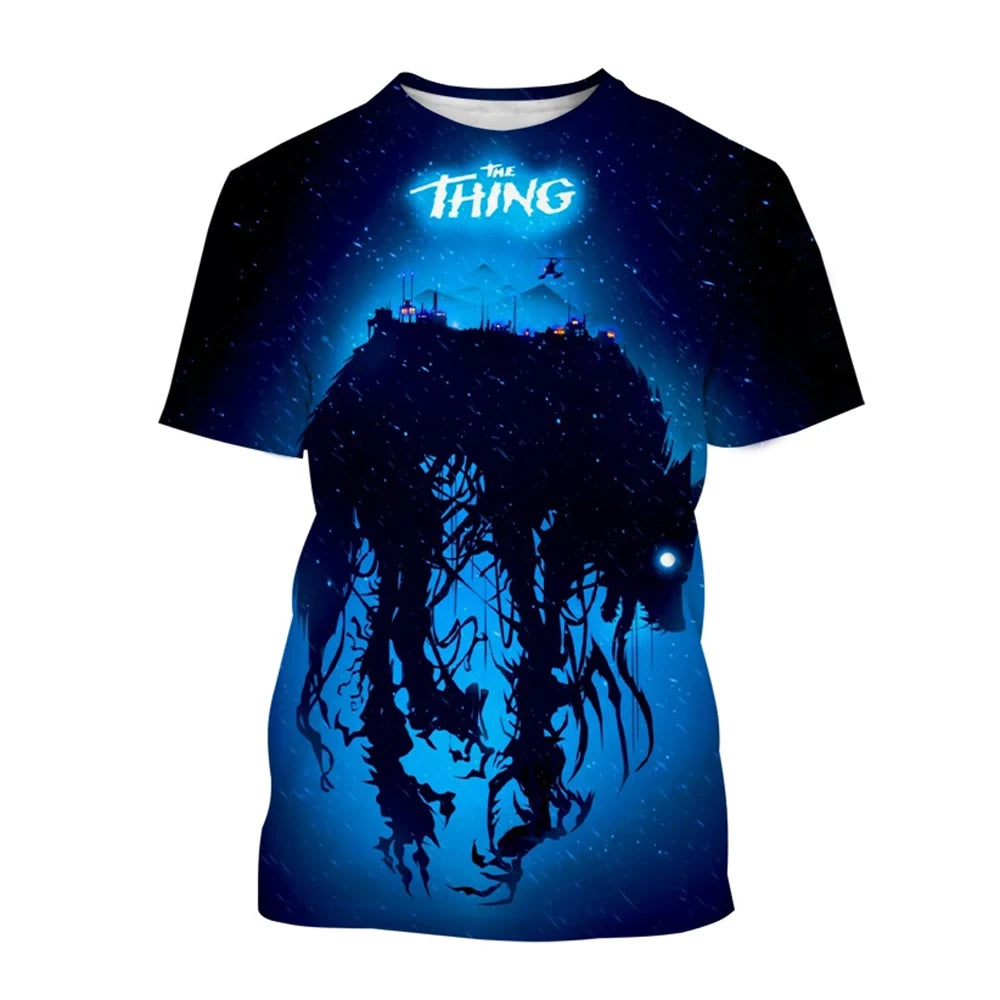 Trendy 3D Printed T-Shirt – Breathable Casual Summer Streetwear