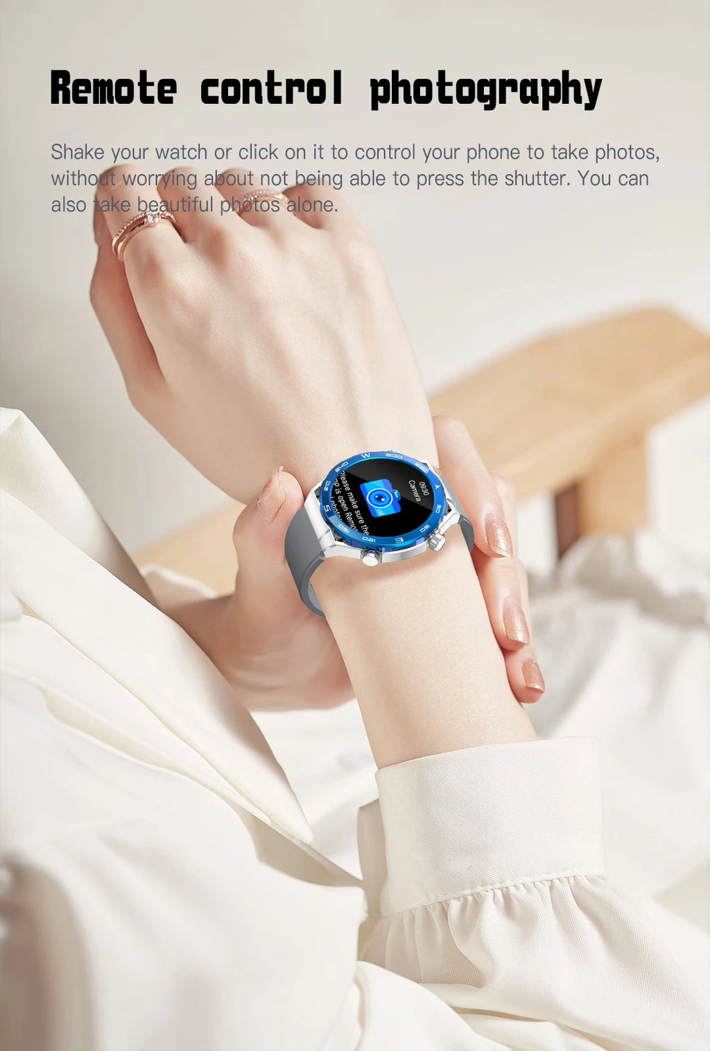 Smart Watch for Men & Women – Outdoor Fitness Tracker with Heart Rate, Calorie, Step Counter, Sport Watch & Music Player